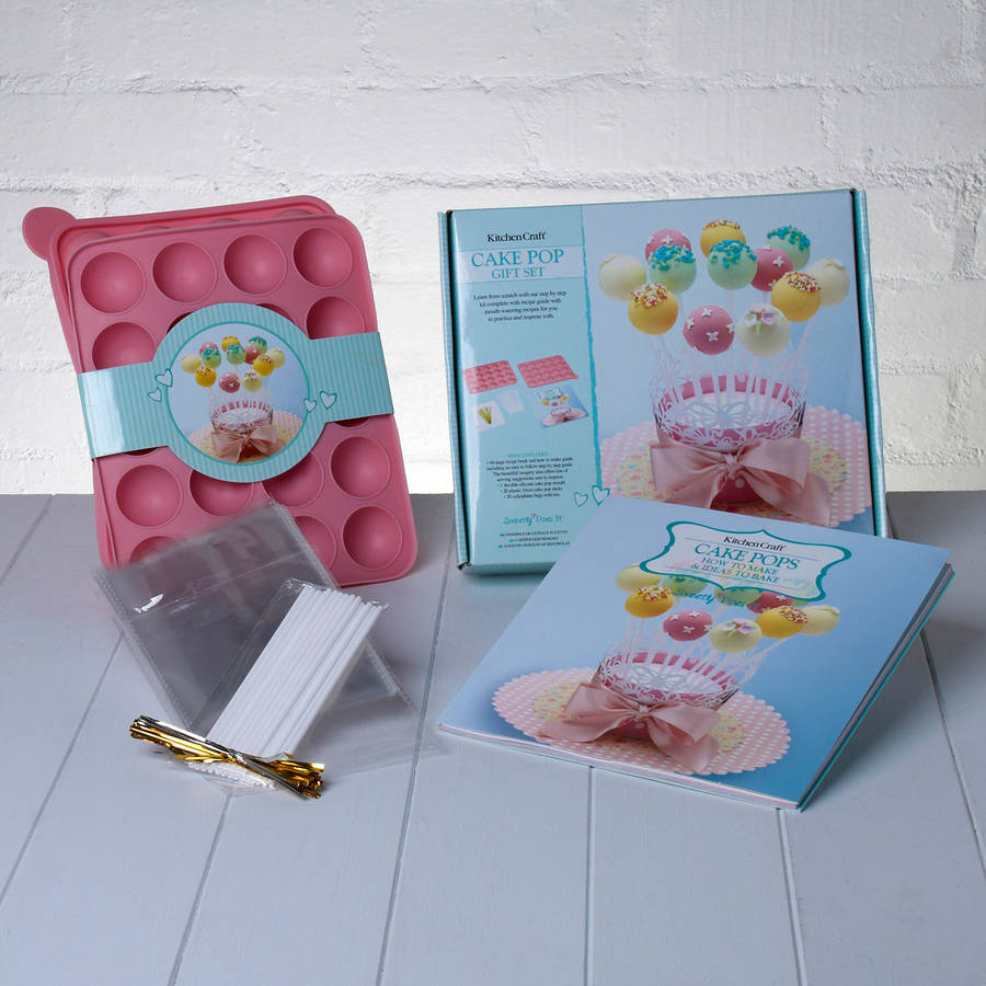 Cake Pop Baking Gift Set With Recipe Book By Whisk Hampers