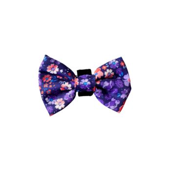 Ditsy Floral Fabric Dog Bow Tie, 2 of 7
