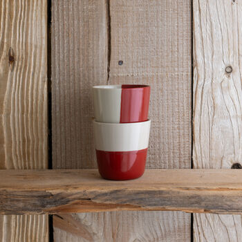 Rue Beaker Earth Red Small Set Of Two, 2 of 6