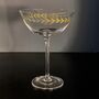 Gold Leaf Martini/Champagne Glass, thumbnail 1 of 4