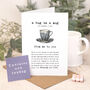 Missing You Card With Tea Bag, thumbnail 1 of 5