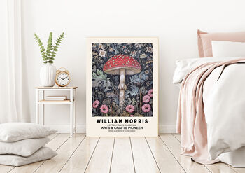 William Morris Mushroom Art Print, 3 of 3