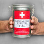 Novelty 'Emergency' Personalised Coffee Gift In Tin, thumbnail 2 of 7