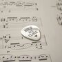 Personalised Secret Message Guitar Plectrum, thumbnail 4 of 12