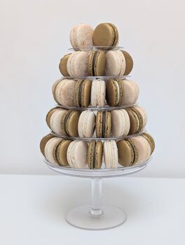 Golden Christmas Macaron Tower Centrepiece, 4 of 6