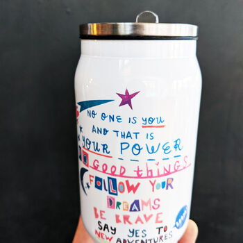 Personalised 'Have A Good Day' Can Style Waterbottle, 6 of 11