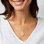 Sterling Silver Floral Necklace, thumbnail 1 of 6