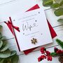 Fiancée Christmas Card, Wife To Be, thumbnail 1 of 4