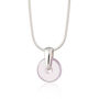 Sterling Silver Purple Spinning Disc Necklace, thumbnail 10 of 11