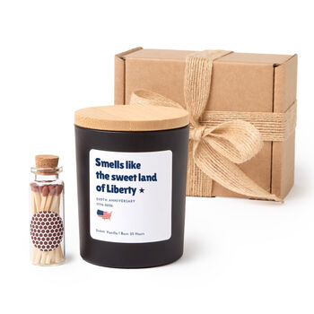 Sweet Land Of Liberty Candle Gift, 8 of 8