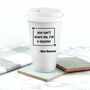 Personalised Words Of Wisdom Teacher's Travel Mug, thumbnail 7 of 7