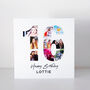 Personalised 16th Birthday Photo Collage Card, thumbnail 2 of 8