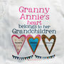 Personalised Grandma's Heart Apron, thumbnail 5 of 12