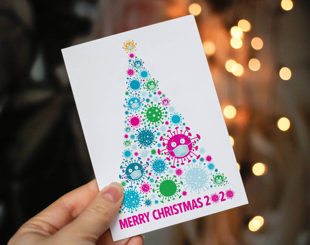 Lockdown 2020 Funny Christmas Tree Card By Wedfest