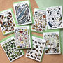 Wildlife Of Britain Greeting Cards Multi Pack Of Twelve, thumbnail 1 of 12
