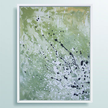 'Airo Cool' Framed Giclée Abstract Canvas Print Art, 3 of 5