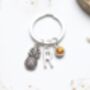 Personalised Pineapple Keyring Friendship Keyring. Fertility Gift, thumbnail 6 of 8