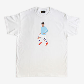 David Silva Man City T Shirt, 2 of 4
