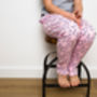 Kids Harem Style Trouser Children's Leggings In Pink, thumbnail 6 of 9