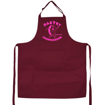 Personalised Pastry Connoisseur Apron, Gift For Bakers, 5 of 12