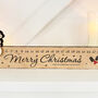 Personalised Wooden Christmas Advent Countdown Slider Keepsake, thumbnail 6 of 8