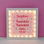 Personalised Twinkle Twinkle Little Star Box Light, thumbnail 3 of 12