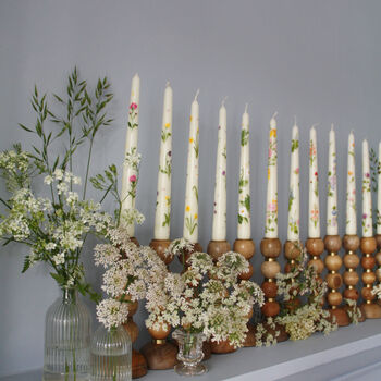 Hand Painted Birth Flower Candles, 2 of 12