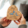 Personalised Oak Heart Dinosaur Congratulations You're A Big Brother Gift, thumbnail 3 of 4