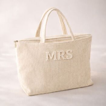 Mrs Corduroy Large Tote Bag, 3 of 3