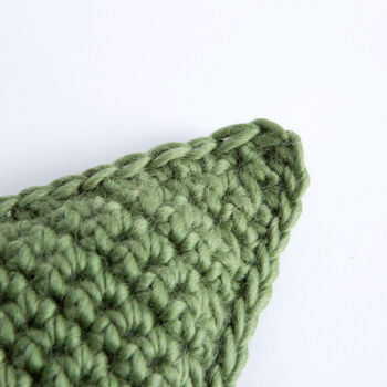 Pine Tree Cushion Crochet Kit, 6 of 8