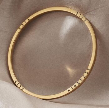 Personalised Chunky Word Bangle, 3 of 7