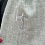 Personalised Staggered Initial Scarf, thumbnail 3 of 8