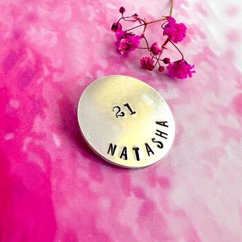 21st Birthday Milestone Pocket Token Keepsake, 3 of 7