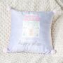 'Our Happy Place' Decorative Cushion, thumbnail 1 of 3