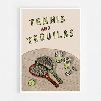 Tennis And Tequilas Print, 8 of 9