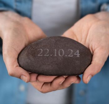 Personalised Pet Pebble With A Pawprint, 5 of 5