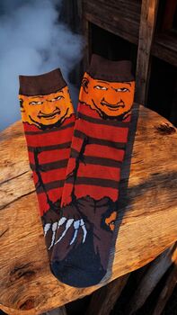 Freddy Krueger Inspired Handmade Box And Socks Elm, 7 of 9