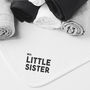Personalised Little Sister Blanket, thumbnail 3 of 4