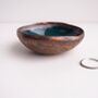 Handmade Teal And Gold Ceramic Ring Dish, thumbnail 2 of 9