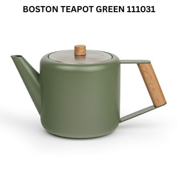 Double Wall Teapot Boston 1100 L Steel Filter, 5 of 7