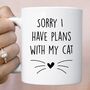 Plans With My Cat Mug, thumbnail 3 of 3