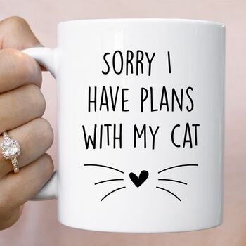 Plans With My Cat Mug, 3 of 3