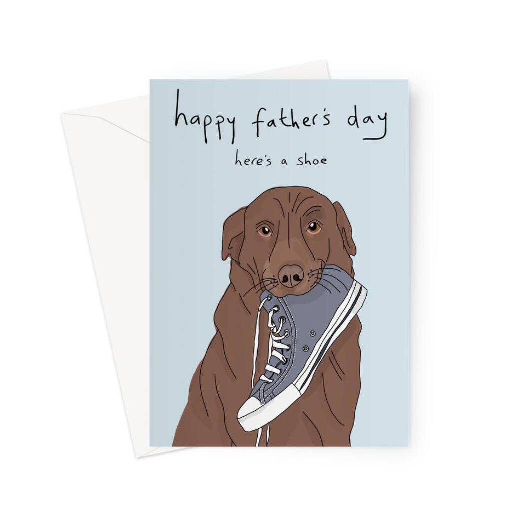 Funny Father's Day Card From The Dog By Eat the Moon