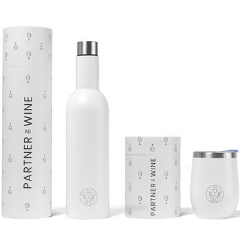 White Insulated Wine Bottle, 4 of 5