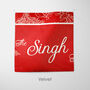 Personalised Red Holly Christmas Cushion, thumbnail 6 of 7