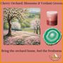 Cherry Orchard : Candle And Crystal Agate Set, thumbnail 2 of 4