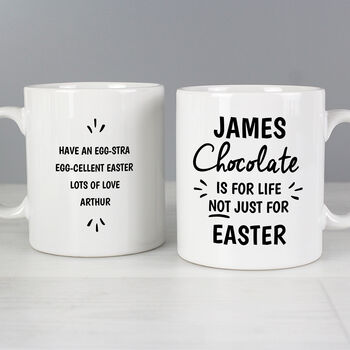 Personalised Chocolate Is For Life Mug, 2 of 3