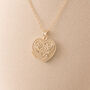 Solid 9ct Gold Love You Always Heart Locket, thumbnail 3 of 7