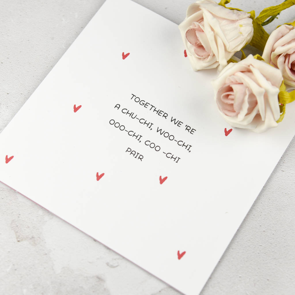 Personalised Funny Valentine's Card