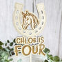 Personalised Horse Birthday Cake Topper For All Ages, thumbnail 1 of 7